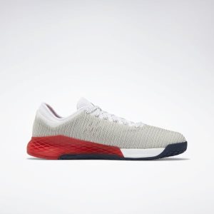 Reebok Nano 9.0 Trainingsschuhe Herren - Weiß/Rot/Navy - DE 810-OIM